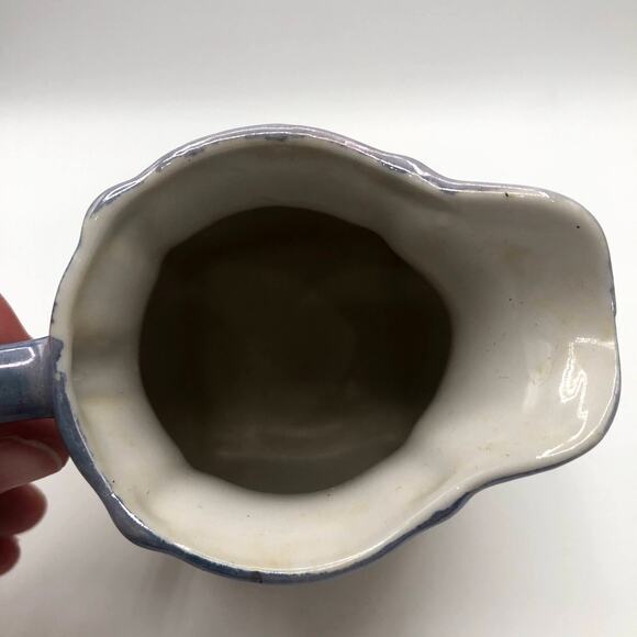 Lusterware Creamer Pitcher Hand Painted Floral - Picture 8 of 10